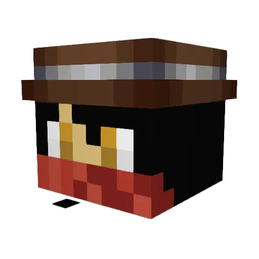 eruini_mclean Minecraft avatar head, 3D render