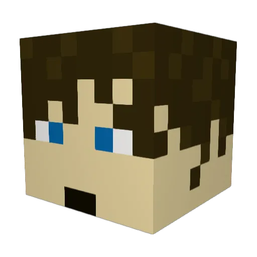 eruptor2006 Minecraft avatar head, 3D render