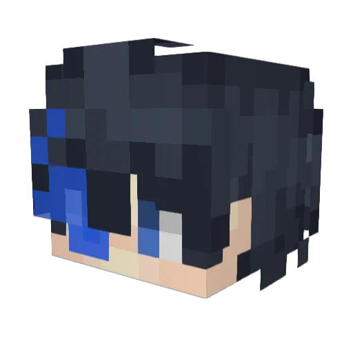 erwinjji Minecraft avatar head, 3D render