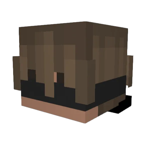 eryk_3wel Minecraft avatar head, 3D render