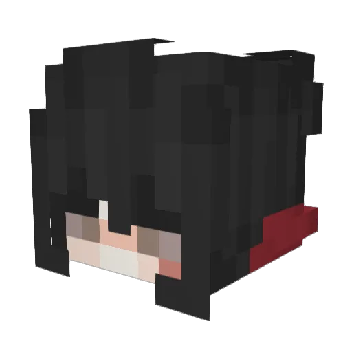 eryxim Minecraft avatar head, 3D render