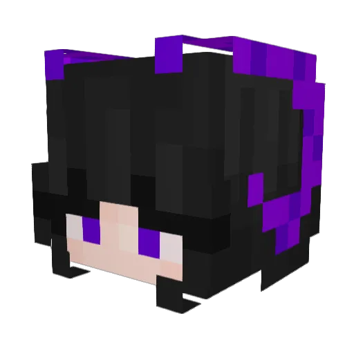 erzo_ Minecraft avatar head, 3D render