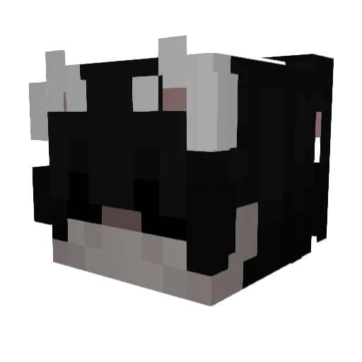 es7m Minecraft avatar head, 3D render