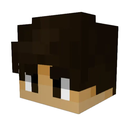 esahcrup1 Minecraft avatar head, 3D render