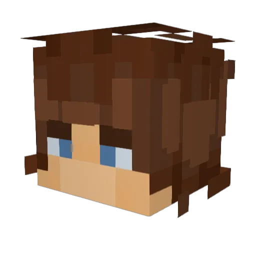 esayzombiehunter Minecraft avatar head, 3D render