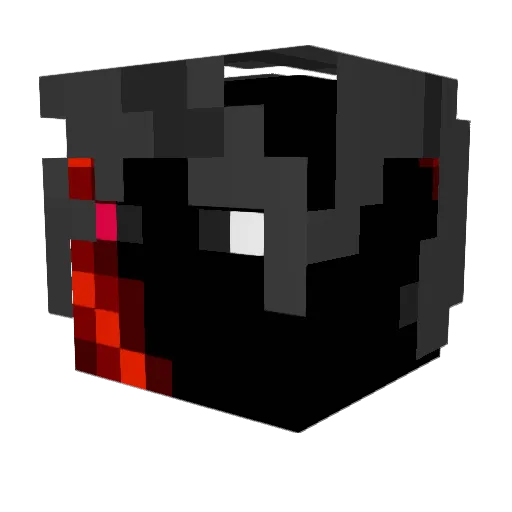 esbenbay Minecraft avatar head, 3D render