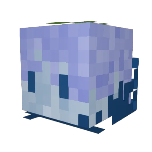 esberrie Minecraft avatar head, 3D render