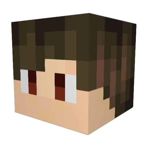 escalusVI Minecraft avatar head, 3D render