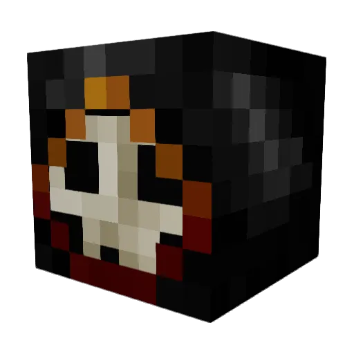 escapaeta Minecraft avatar head, 3D render