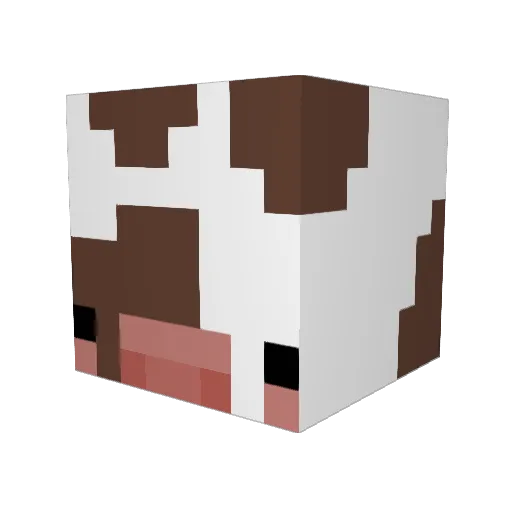 escedientia Minecraft avatar head, 3D render
