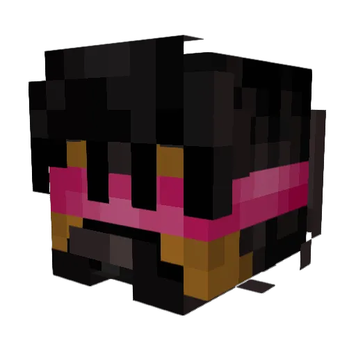 eschatoL0GICal Minecraft avatar head, 3D render