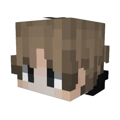 esd Minecraft avatar head, 3D render