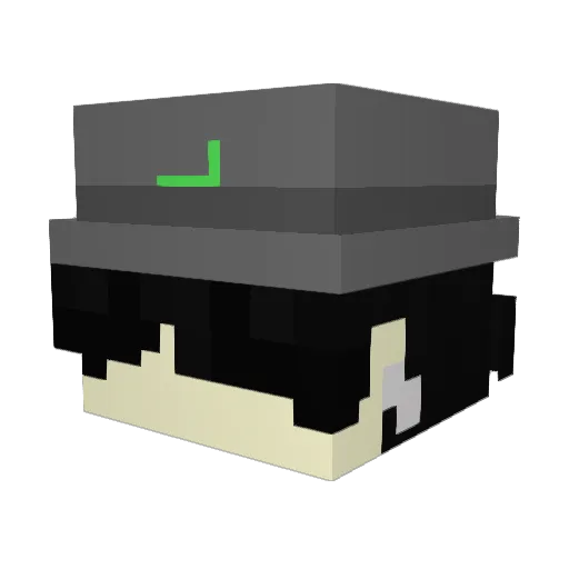 esh22 Minecraft avatar head, 3D render