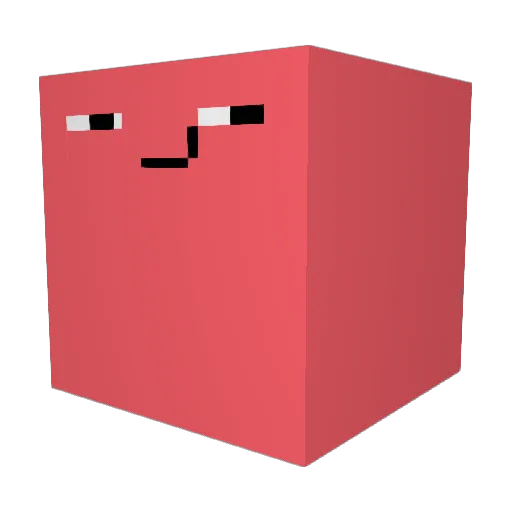 eshesa Minecraft avatar head, 3D render