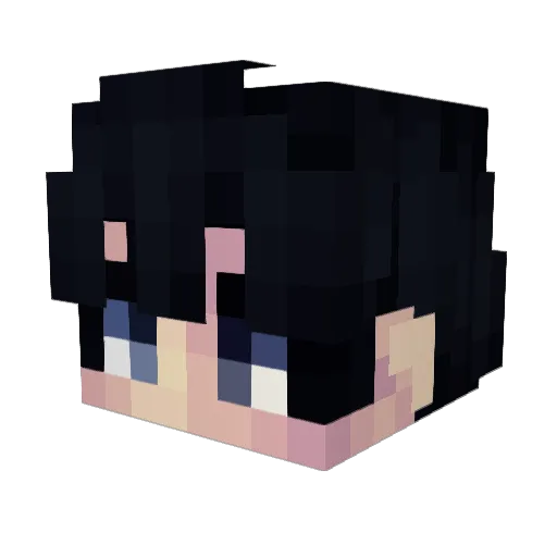 eshjx Minecraft avatar head, 3D render