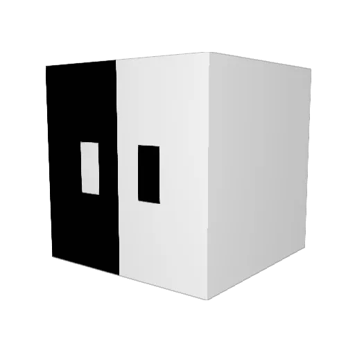 eshwy1280 Minecraft avatar head, 3D render