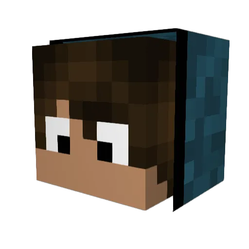 esimmonssc Minecraft avatar head, 3D render