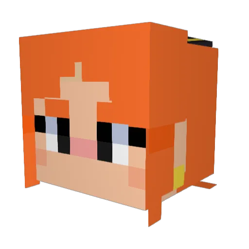 esjoli15 Minecraft avatar head, 3D render