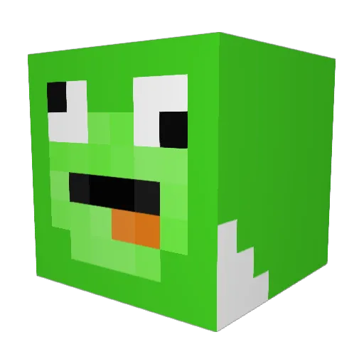 eskerban Minecraft avatar head, 3D render