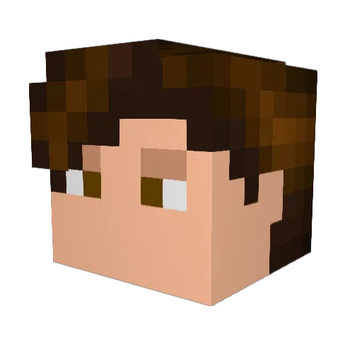 eskimobro218 Minecraft avatar head, 3D render