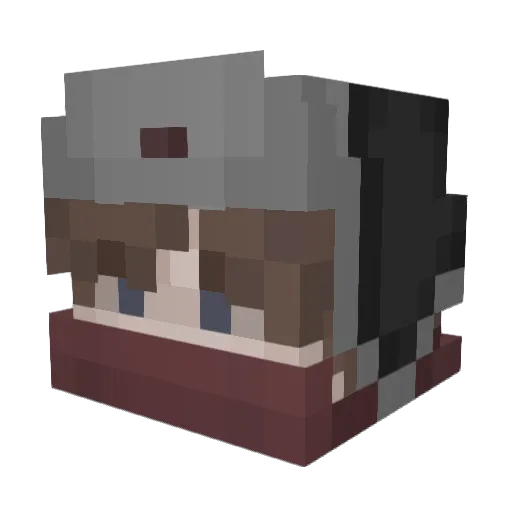 eskjj Minecraft avatar head, 3D render