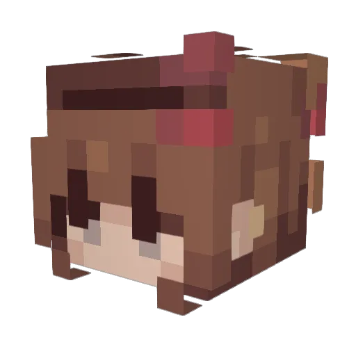 esmason Minecraft avatar head, 3D render