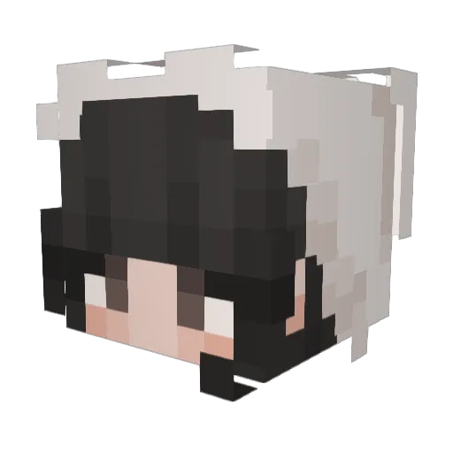 esnanii Minecraft avatar head, 3D render