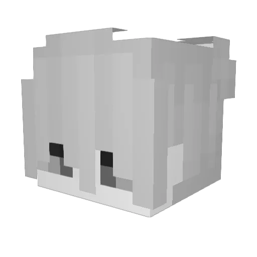 esnoy Minecraft avatar head, 3D render