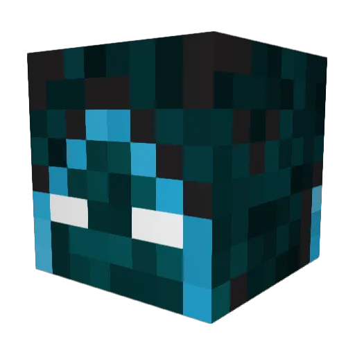 esox6 Minecraft avatar head, 3D render