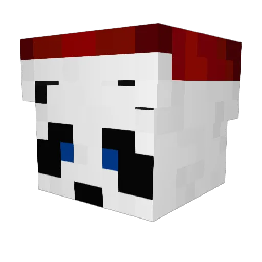 espaniiol_ Minecraft avatar head, 3D render