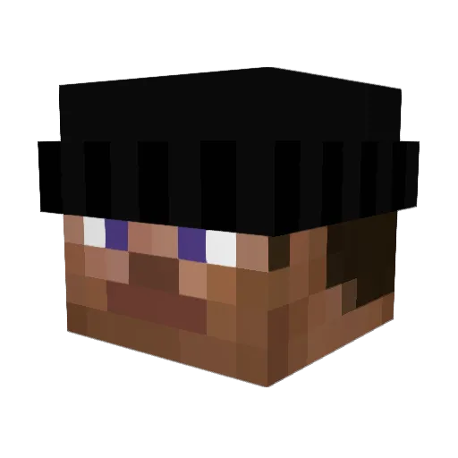 espasmoskk Minecraft avatar head, 3D render
