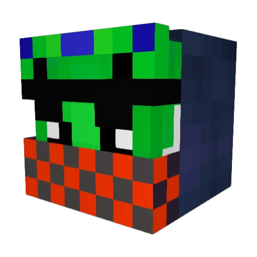 espen04 Minecraft avatar head, 3D render