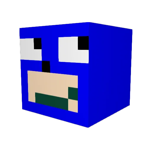espenkp Minecraft avatar head, 3D render