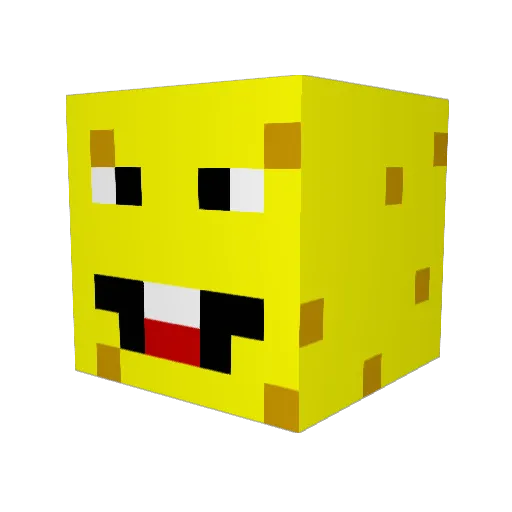 esperado123 Minecraft avatar head, 3D render