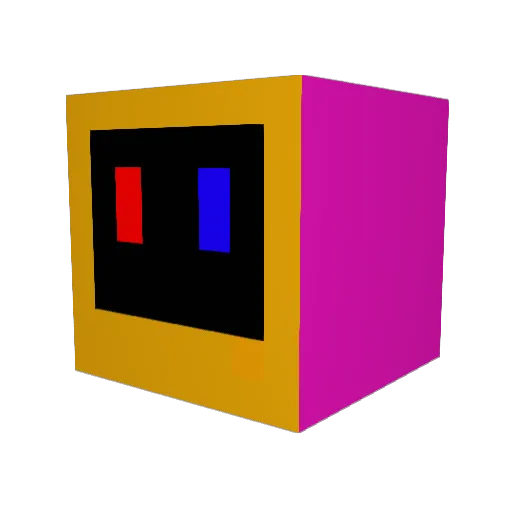 espre55o Minecraft avatar head, 3D render