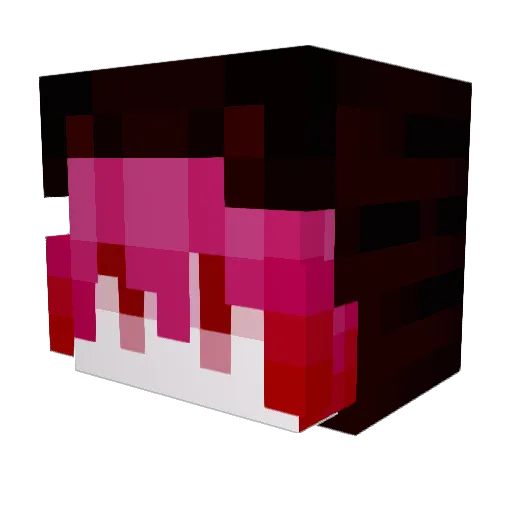 esqomad Minecraft avatar head, 3D render