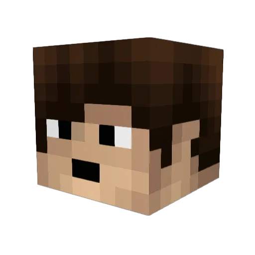 ess476 Minecraft avatar head, 3D render