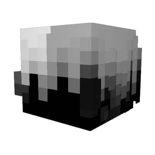 essaouira Minecraft avatar head, 3D render