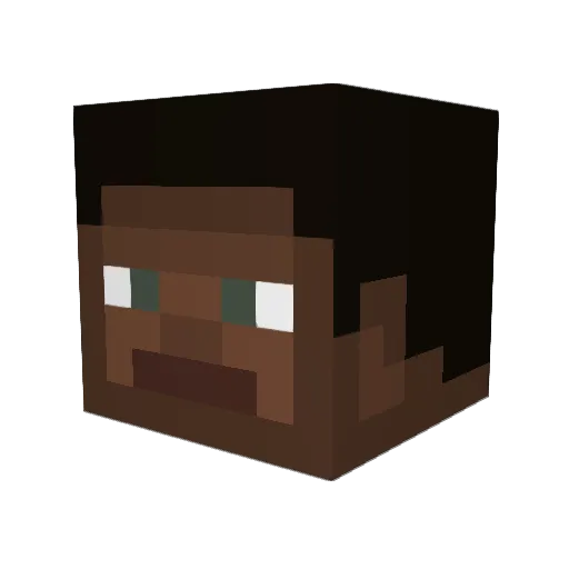 essaplaymaker Minecraft avatar head, 3D render