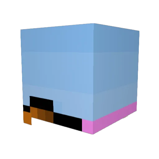 essar0 Minecraft avatar head, 3D render