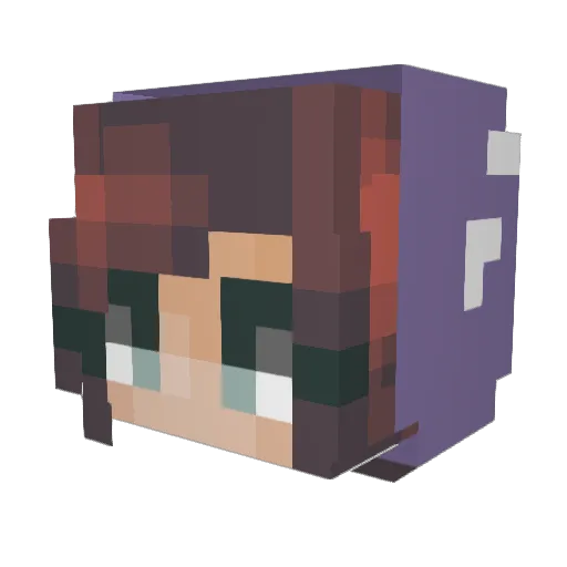 essianasky Minecraft avatar head, 3D render