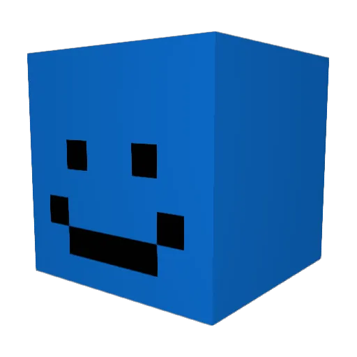 estbush Minecraft avatar head, 3D render