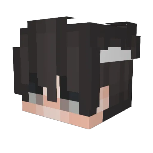 ester_alen Minecraft avatar head, 3D render