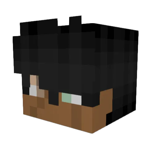 estgamer1 Minecraft avatar head, 3D render