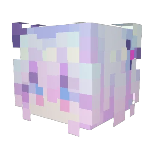 esthertf Minecraft avatar head, 3D render