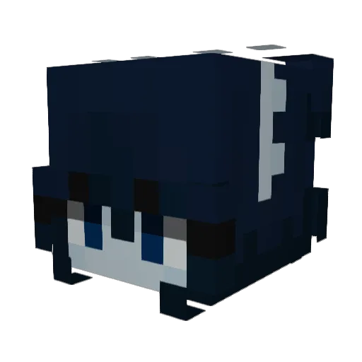 estitch Minecraft avatar head, 3D render