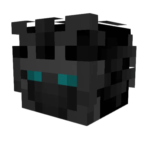estraman Minecraft avatar head, 3D render