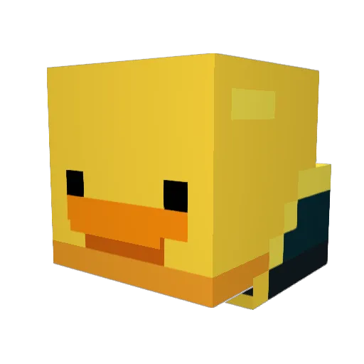 estroufe Minecraft avatar head, 3D render
