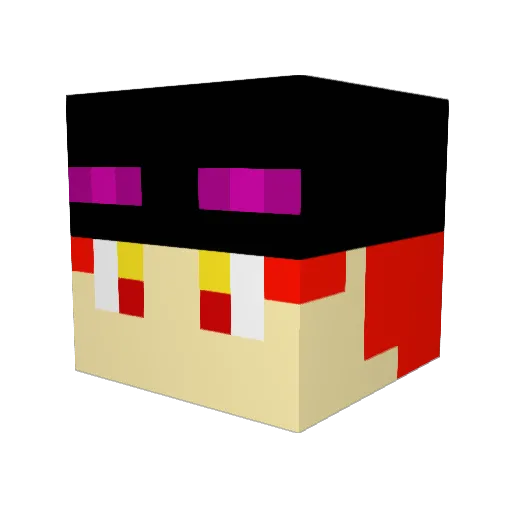 esusan Minecraft avatar head, 3D render