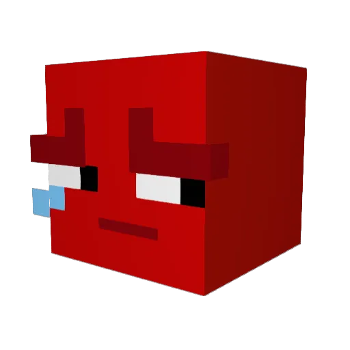esve Minecraft avatar head, 3D render